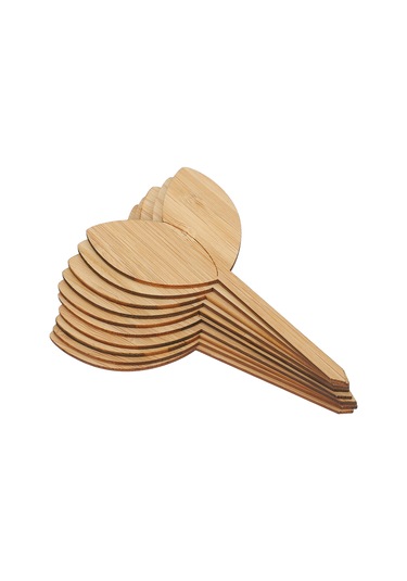 Vkemall 10 Adet Bambü Bitki Etiketi, Yağmurlu Hava Dayanıklı, Kolay Yazı, Bahçe Fidan Tohum Etiketleri