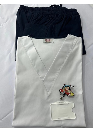 Öğrenci Staj Üniforma Scrubs Ligralı