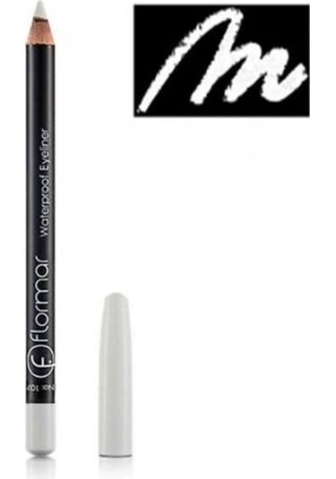 Flormar Waterproof Göz Kalemi Eyeliner 113 Pure White