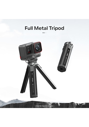 Amagisn Am11 Masaüstü Tripod Mini Seyahat Tripod Standı Metal Telefon Tripod 1/4 İnç Vida İle 2 Seviyeli Ayarlanabilir Yükseklik Gimbal Sabitleyici Selfie Çubuğu Dslr Kamera İçin Siyah
