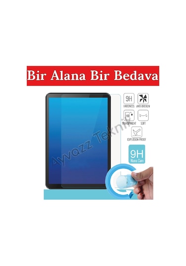 Vorcom S12 10.1 İnç. Tablet Cam Ekran Koruyucu Nano Cam Esnek
