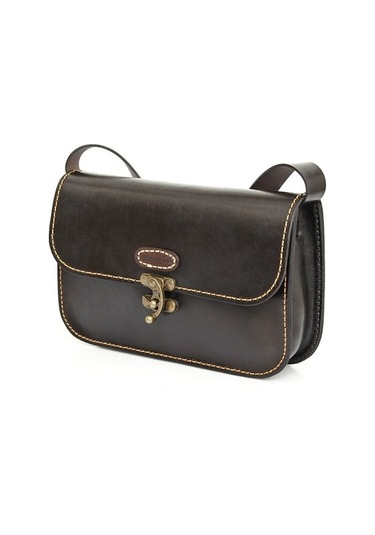 Hakiki Deri El Işçiliği Kadın Omuz Ve Postacı Çantası K0631 Kahve-S Kahverengi