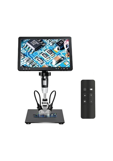 Dm12 10.1 ''hdmı Dijital Mikroskop 2000x Ips Ekranlı 20mp Lehimleme Mikroskobu