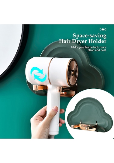 Moveevo Saç Kurutma Makinesi Tutucu Katlanabilir Duvara Monte Saç Kurutma Makinesi Askısı Saç Kurutma Makinesi Düzenleyici Saç