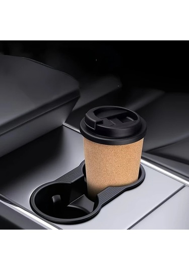 Hightower Tesla Model 3 Y Beyaz Kaymaz Devrilmez Bardak Tutucu Organizatör