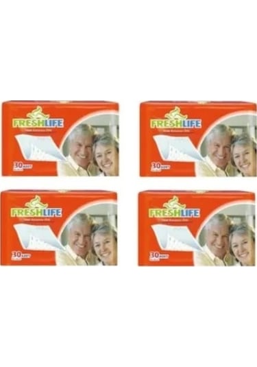 Freshlife Yatak Koruyucu Örtü 60 x 90 CM 4 x 30'lu