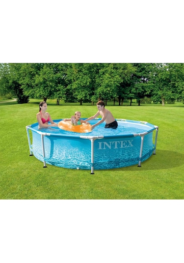 Intex 28208 Metal Çerçeve Havuz Set 305x76cm Çok Renkli