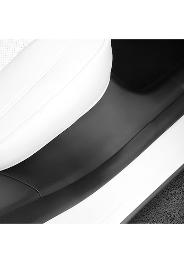 Tesla Model Y 1 Çift Abs Kapı Eşiği Arka Kapı Giriş Muhafızları Mat Araba İç Aksesuarları