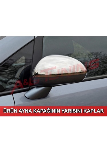 Opel Corsa D Krom Ayna Kapağı Tk 2007 Üzeri Paslanmaz Çelik N11.200