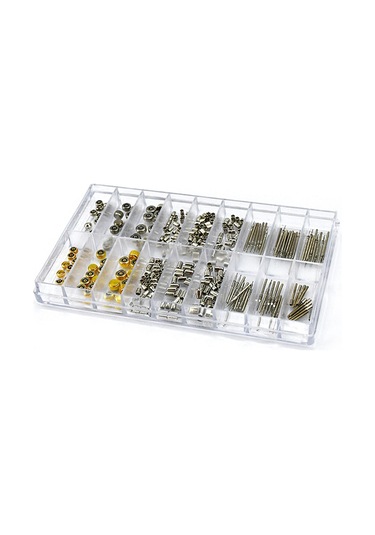 Xurunkeji Saat Kurma Kolu Parçaları Değişimi Çeşitli Kubbe Düz Kafa, Sap Boruları, Sap Burçları Saat Aksesuarları Tamir Takım Seti Diğer