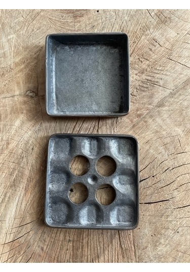 Antik Pirinç Küllük Puro Küllüğü Siğara Küllük 10 10cm