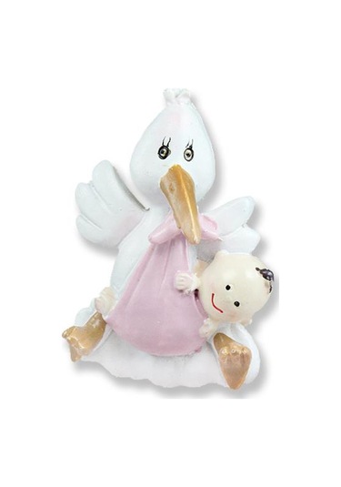 Mutluadim 12 Adet Gagasında Bebek Taşıyan Leylek Biblo