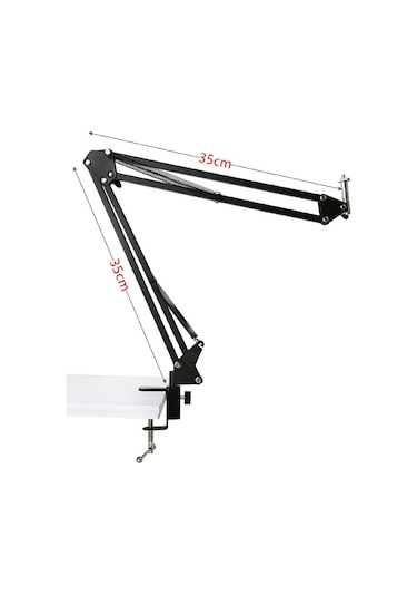 Metal Flexible Masaüstü Sıkıştırmalı Youtuber Ring Light Led Self