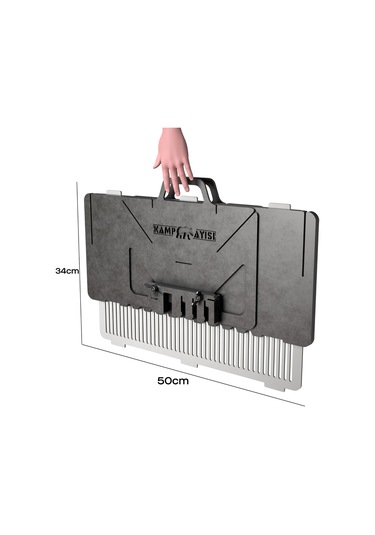 Kamp Ayısı Grillogy Barbekü: Çantalı Katlanabilir Izgara Mangal