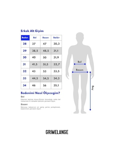 BRUNO Erkek Regular Fit Rahat Kesim Kalın Dokulu Yıkama Efektli Magic Denim Orta Mavi Jeans