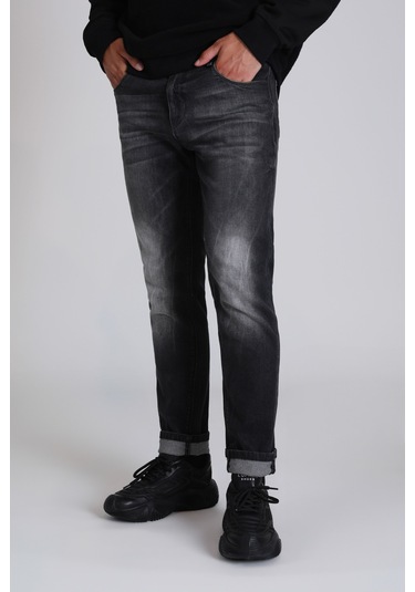 Lufian Thomas Smart Jean Erkek Pantolon Slim Fit Grey Grey 112200222100151 Grey Lufian Thomas Smart Jean Erkek Pantolon Slim Fit Grey Grey 112200222100151 Grey