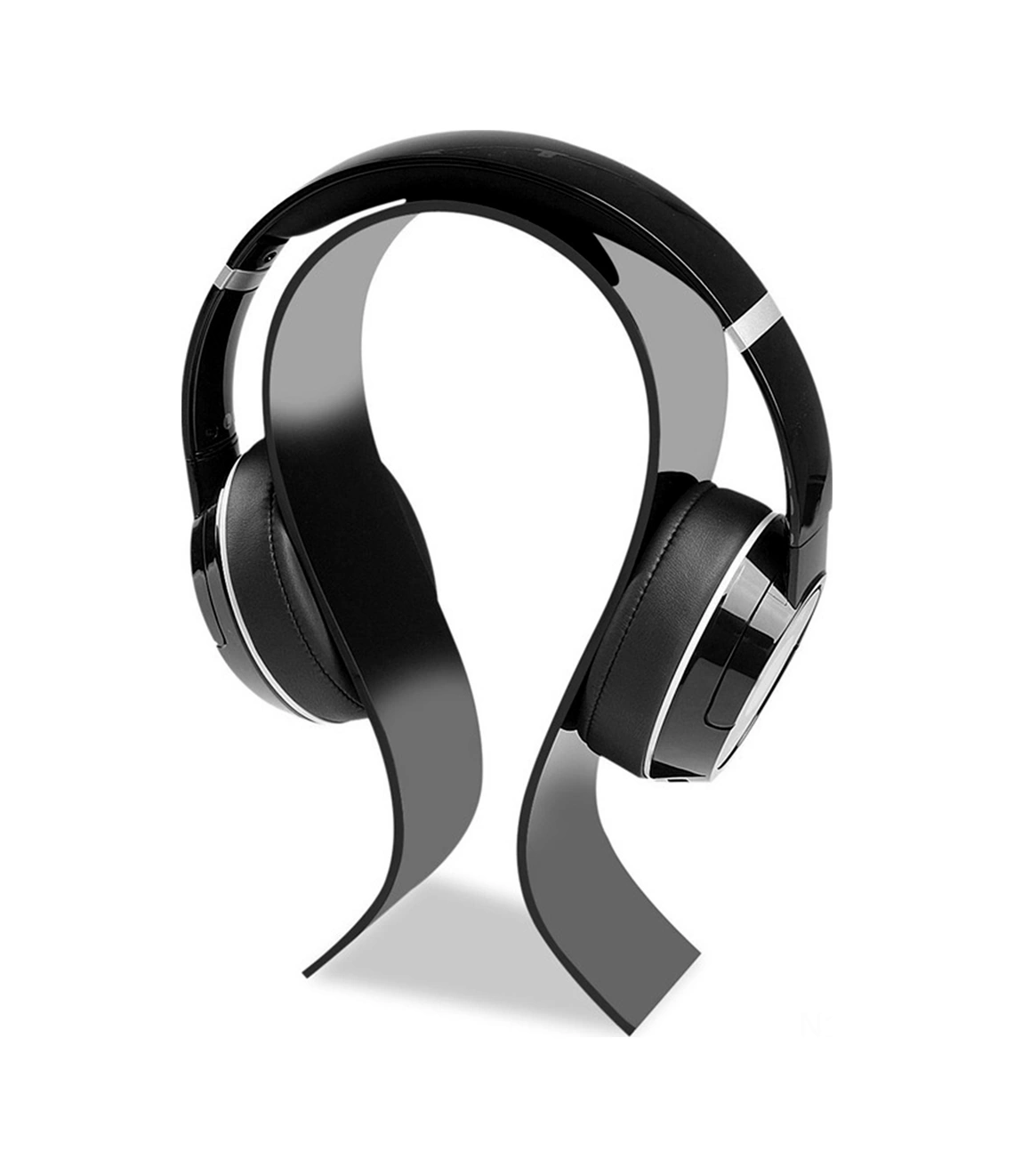 Padalink Siyah Akrilik Kulaklık Tutucu - Dayanıklı U Şekilli Ev & Mağaza Kullanıma Uygun Kulaklık Sergi/rahat Saklama Tabanı