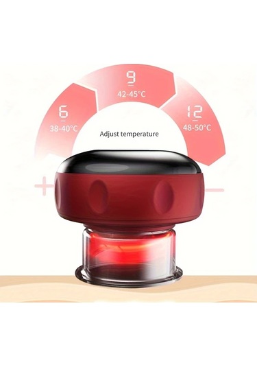 Topshop1 Siyah Smart Usbli Nalunkang Isitmali Kompresyon Vakum Masaj Kabini Tatiller Icin Ideal Hediye Siyah