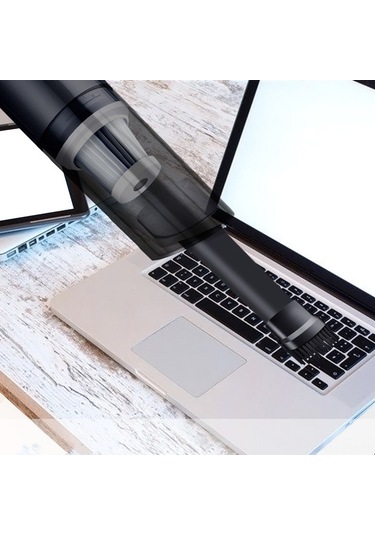 Springsun 10000pa Süper Emme Gücü 120w Usb Şarjlı Kablosuz El Tipi Vakum Temizleyici - Araç, Ev, Ofis İçin Portatif Minyatür