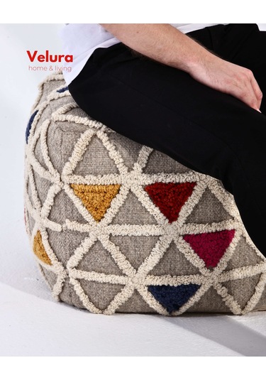 Magnus Grey - Multi - Puf Çok Renkli