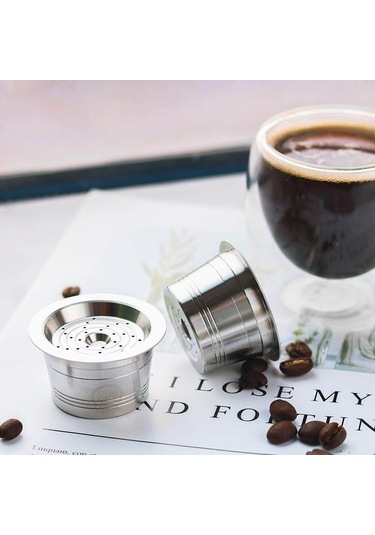 İ Cafilas Hlb12 Yeniden Kullanılabilir Kahve Kapsül Filtresi Caffıtaly/Tchibo Cafissimo 2 Capsule