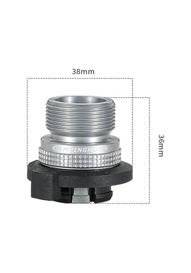 Padalink Kamp Ocağı İçin Propan Gaz Kartuşu Bağlantı Adaptörü, Tüp Gaz Bağlantısı Gümüş