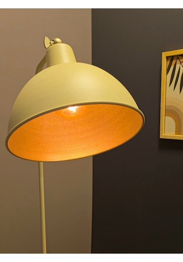 Dolce Krem Lambader Hareketli Başlık Modern Dekoratif Metal T... Krem