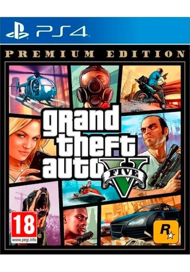 Gta 5 Grand Theft Auto V Premium Edition PS4 Oyun