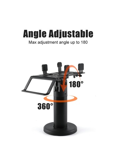 020 Ayarlanabilir Açı Masaüstü Pos Standı Yazarkasa Ekran Montajı Siyah