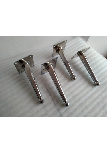 Demontepark Kanepe Ayağı Tv Ünitesi Ayağı Konik Ayak Metal Ayak(4 ADET)