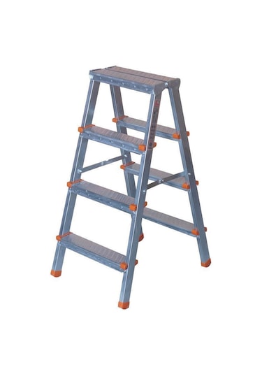 Asvera - 4+4 Basamaklı Çift Çıkışlı Profil Merdiven Ev, Bahçe, İşyeri İçin Uygun