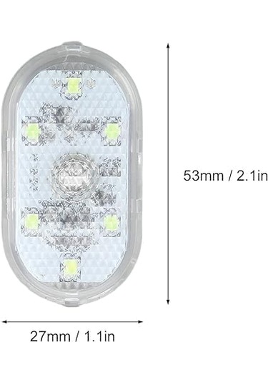 Led Atmosfer Işığı Usb Şarjlı, Araba Bagaj Torpido Aydınlatma