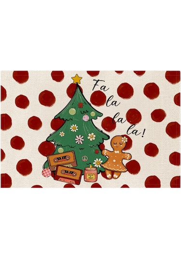Suntek Yılbaşı Yer Matı Kolay Temizlenebilir Noel-ağacı Noel Ağacı Diğer