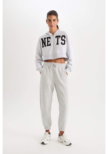 DeFacto Standart Fit Kalın Jogger Eşofman Altı Bel Paça Lastikli Basic Düz Uzun Boy S7370AZ24WNGR256 DeFacto Standart Fit Kalın Jogger Eşofman Altı Bel Paça Lastikli Basic Düz Uzun Boy S7370AZ24WNGR256