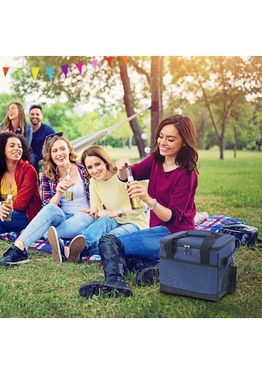 Youtek Orta Boy 18l Dışarıda Kullanıma Uygun Soğuk Saklama Çantası - Yeme-içeği Muhafaza, Piknik Ve Seyahat İçin Isı Yalıtımlı Büyük Kapasiteli Torba Çok Renkli