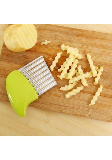 Jms Patates Kesici Kızartması Cips Soyma Bıçağı Mavi