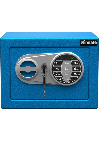 İnsafe ISCI17 Küçük Boy Çelik Para Kasası Mavi