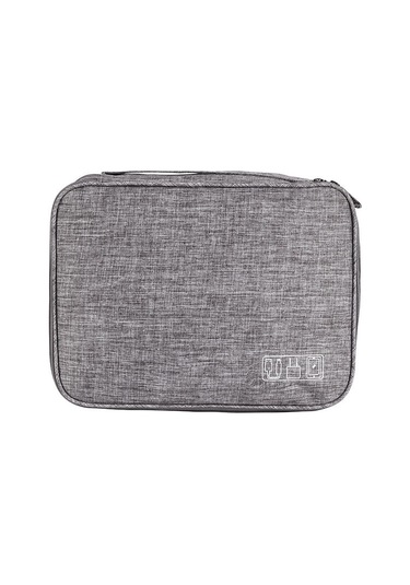 Vkemall Gri Üç Katlı Dijital Alet Çantası - Veri Kablosu, Powerbank Ve Kulaklık Saklama Çantası - Kaliteli Malzeme İle Dayanıklı Vkemall Gri Üç Katlı Dijital Alet Çantası - Veri Kablosu, Powerbank Ve Kulaklık Saklama Çantası - Kaliteli Malzeme İle Dayanıklı