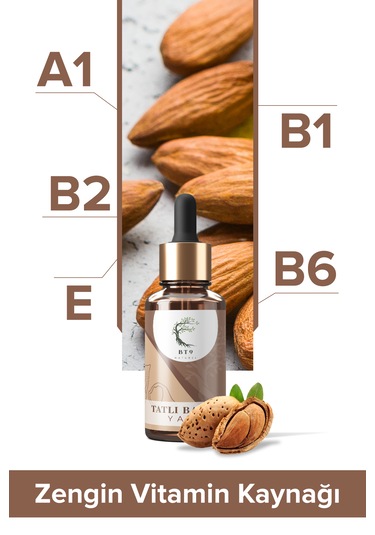 Tatlı Badem Yağı %100 Saf Ve Soğuk Sıkım