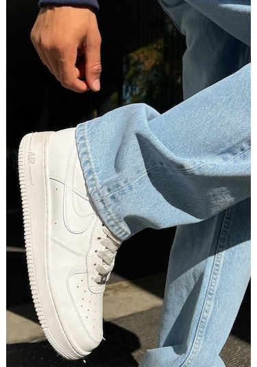 Flaw Basic Baggy Jean Buz Mavi Buz Mavi