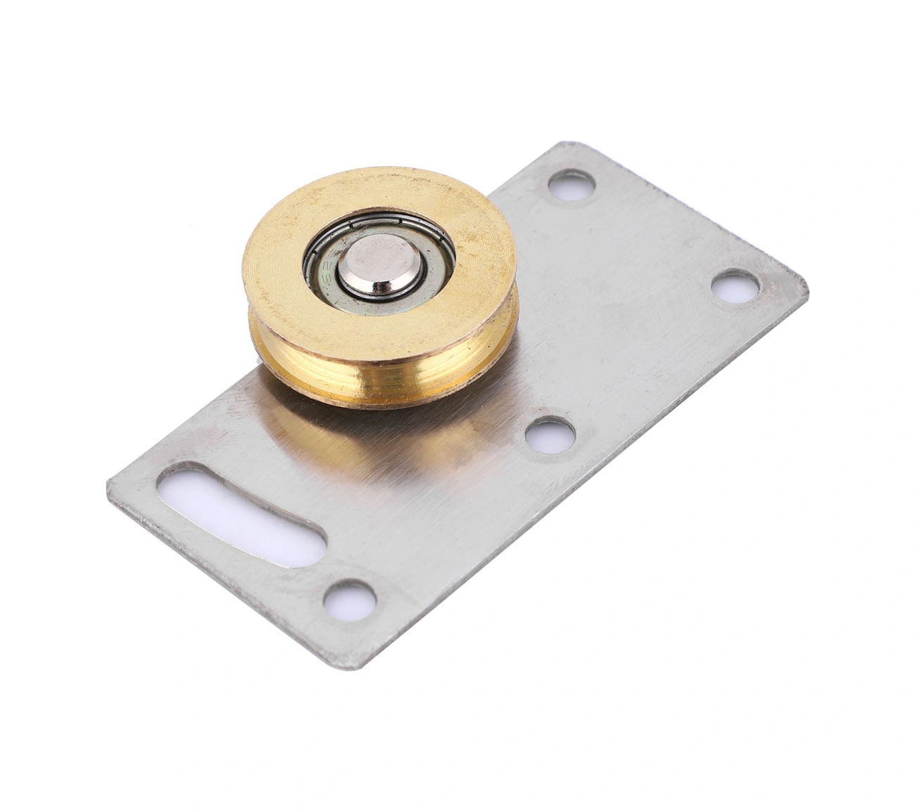 Tenfowee Stainless Steel Kaydırma Kapı Rulmanı 75x38mm, Bakır Tekerlekli, Nilon Dempingli Fren, 2 Adet, Yüksek Dayanıklı Ve Sesiz Diğer