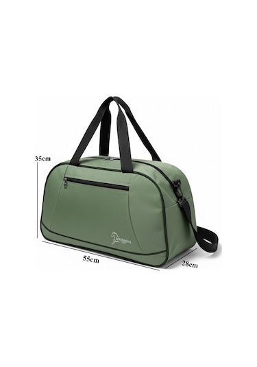 Louisiana Polo El Valizi Spor Seyahat Çantası Büyük Boy 55cm Haki 6670 Haki