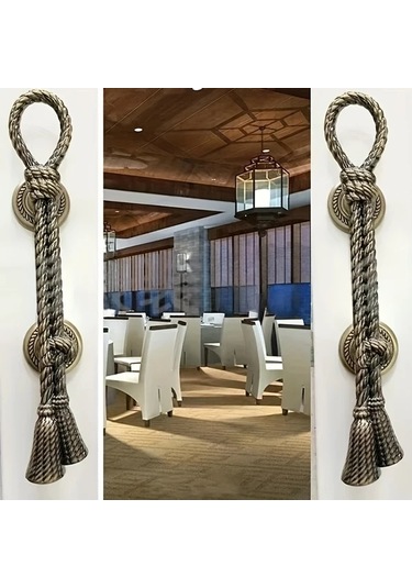 Willowhaven 1 Adet Avrupa Tarzı Altın Renk Pirinç Kapı Kolu, Ofis Ve Ev Dekorasyonu İçin Sürgülü Kapı Aksesuarı