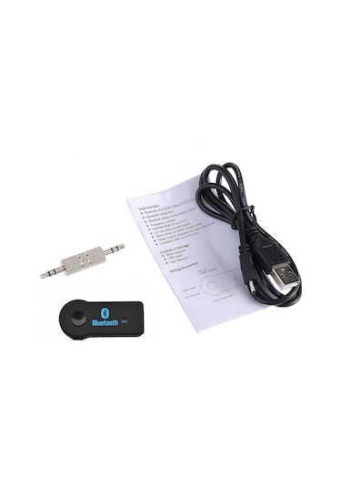 Oto Araç Aux Bluetooth Adaptör Müzik Çalar Aux Girişli Araç Kiti