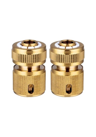 2'li Paket Pirinç Bahçe Hortumu Hızlı Bağlantı Parçaları, Bahçe Hortumu Hızlı Bağlantı Parçaları Diğer