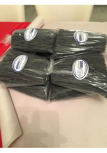 Pvc Kaplı Kablo Bağlama Teli Siyah 12 Cm'lik / 500 Gram