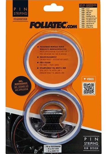 Foliatec Jant Şerit Seti Ve Montaj Aparatı 215x4cm-6mm Gt Mavisi