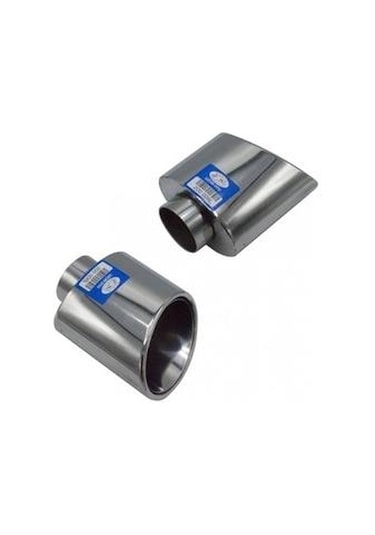 Universal Krom Egzoz Ucu Oval Açılı Sol Çıkış 120 80 200-006l