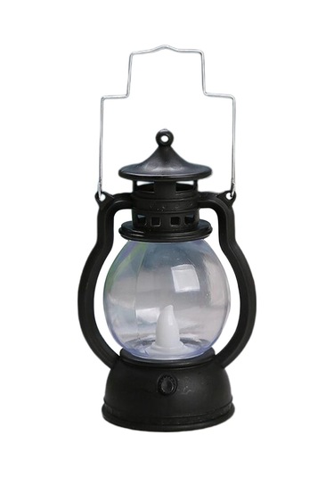 Suntek Magideal Fener Led Yağ Lambası Masa Sundurma Kabin Siyah