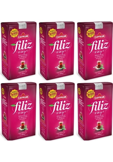 Çaykur Filiz Siyah Dökme Çay 6 x 1 KG
